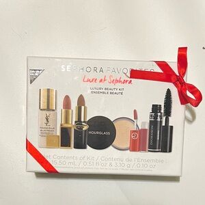 Sephora Favorites Luxe Luxury Beauty Kit 6p Gift Set Lipstick Primer Mascara New